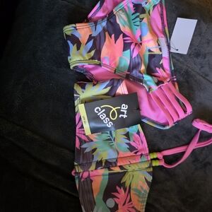 Art Class Tropical Print Kids Bikini 6/7